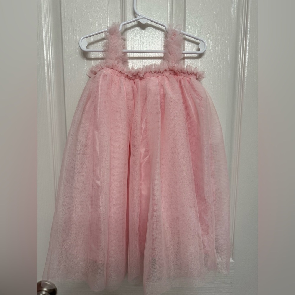 Rachel Riley London Pink Tulle Party Dress | Girls 4Y | Sequin Bow | NWT - Picture 8 of 8